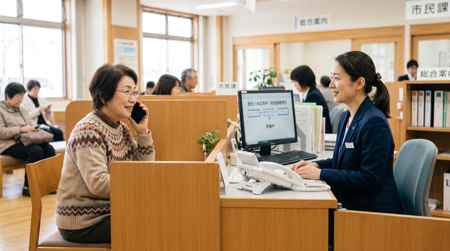 自治体のAI電話対応とは？仕組みと有人連携のポイントを解説