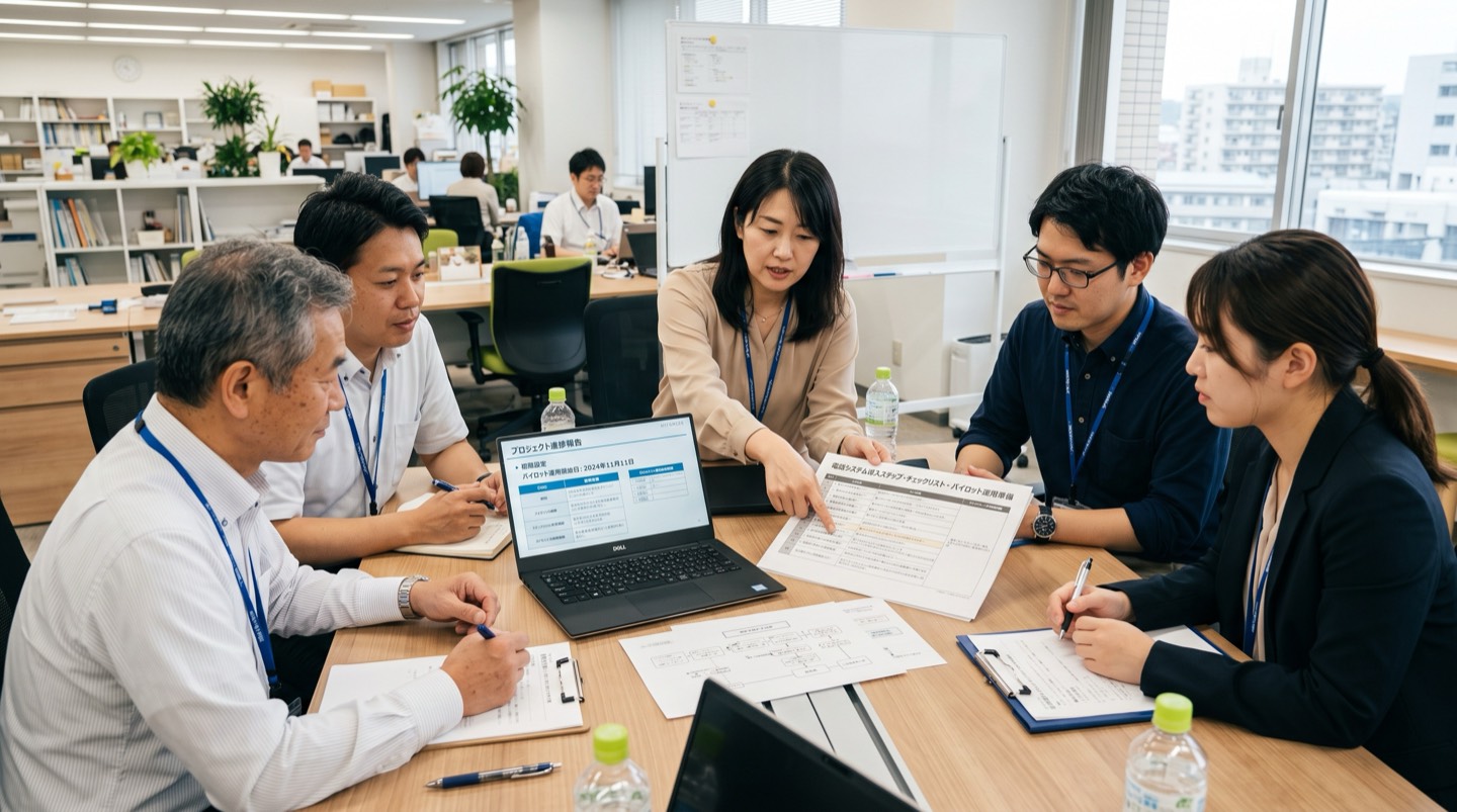 AIと有人対応を組み合わせた段階的な電話DX